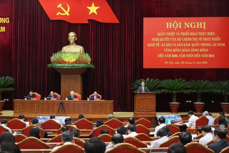 Tổng Bí thư chủ trì hội nghị về phát triển vùng Đồng bằng sông Hồng ảnh 13