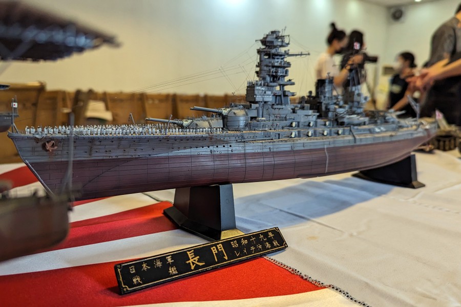 Hình ghép kim loại 3D mô hình chiến hạm quân sự mô hình lắp ráp chiến hạm  Yamato