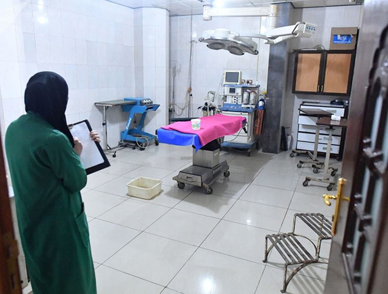 Những hình ảnh ít người biết bên trong bệnh viện ngầm ở Douma, Syria