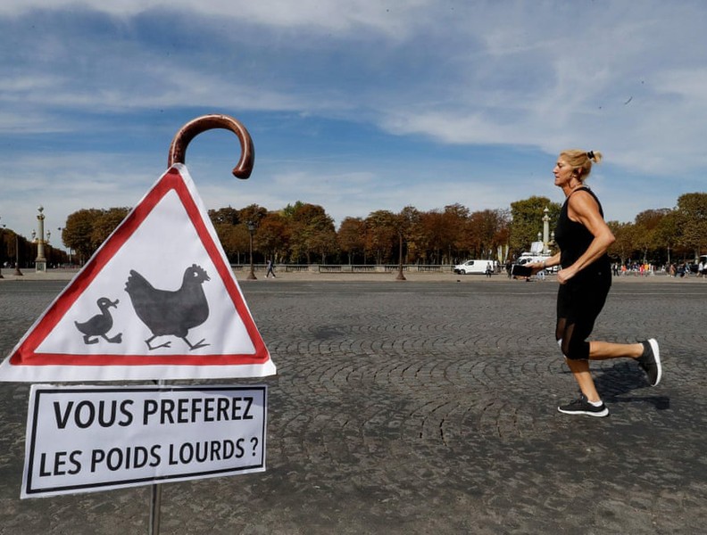 [Ảnh] Những hình ảnh ấn tượng trong Ngày không xe hơi ở Paris, Brussels
