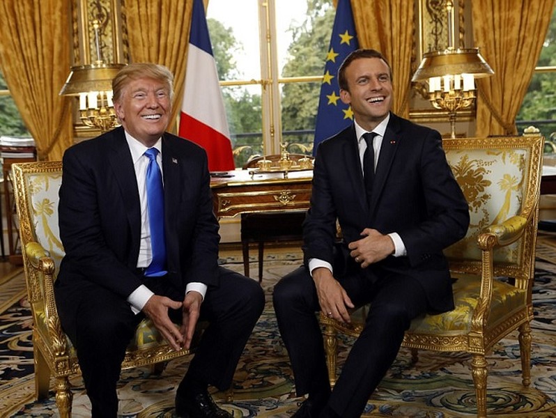 Bữa tối thượng hạng lãnh đạo Pháp thiết đãi vợ chồng Tổng thống Trump 