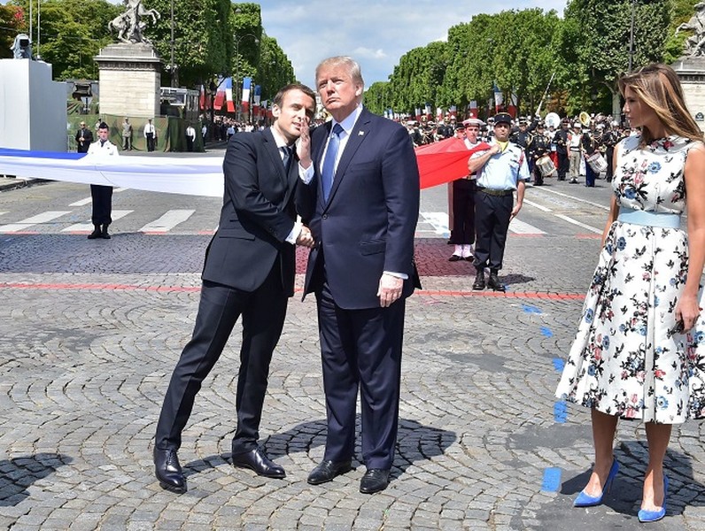 Bữa tối thượng hạng lãnh đạo Pháp thiết đãi vợ chồng Tổng thống Trump 
