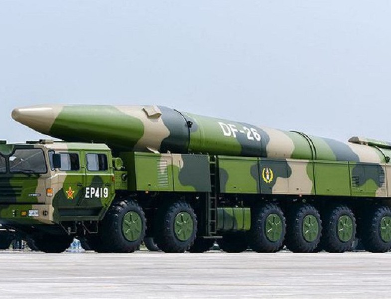 [ẢNH] Tên lửa DF-26 của Trung Quốc ép Mỹ rời 