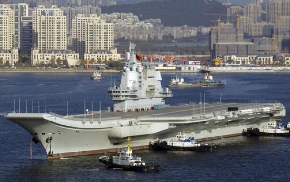 [ẢNH] Tàu sân bay tự đóng của Trung Quốc thử nghiệm với tiêm kích hạm