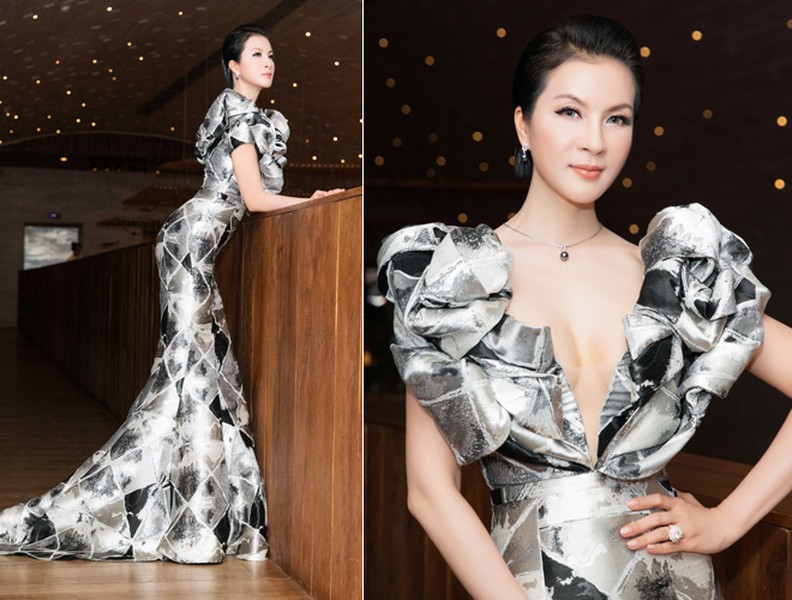 MC Thanh Mai diện váy cắt xẻ táo bạo đầy quyến rũ