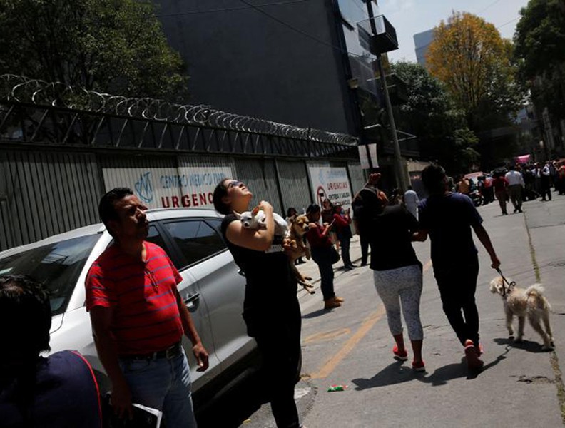 Những hình ảnh chân thực nhất về trận động đất kinh hoàng ở Mexico