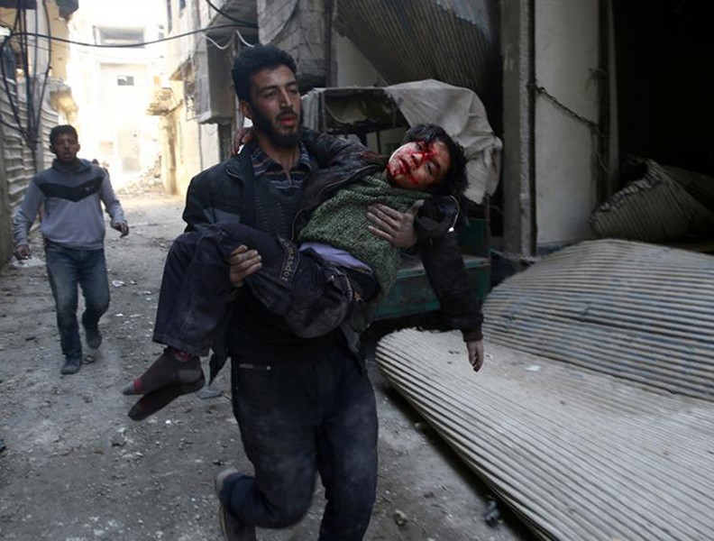 Cảnh điêu tàn xót xa ở Đông Ghouta vì chiến tranh tàn phá (2)