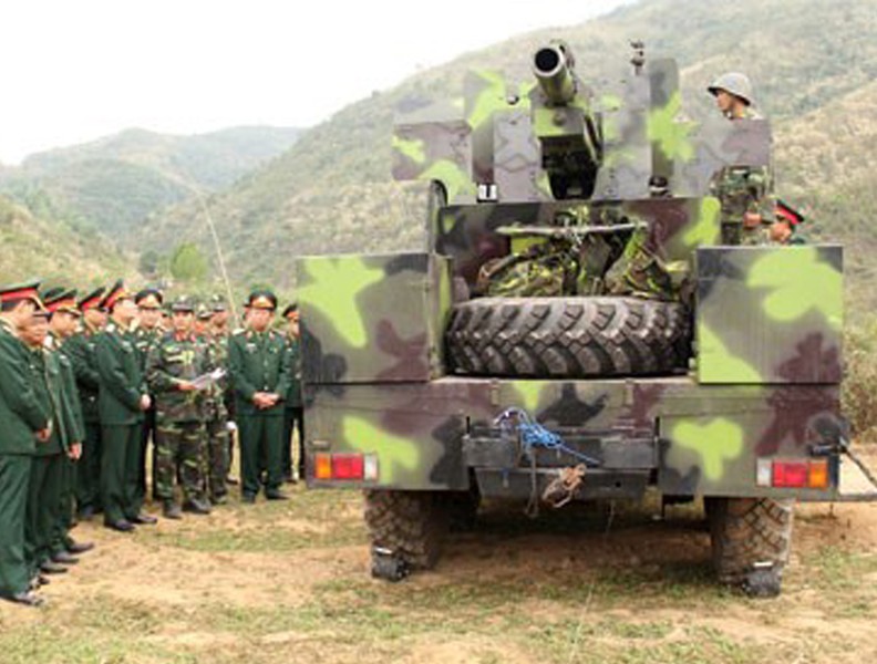 Sức mạnh pháo tự hành kết hợp công nghệ Mỹ- Nga do Việt Nam sản xuất