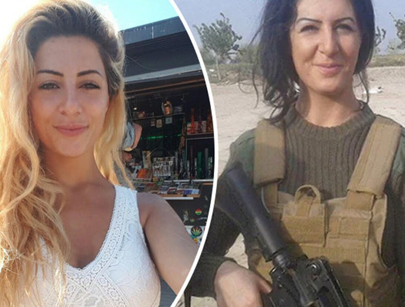Vẻ đẹp và lòng quả cảm của nữ sinh Đan Mạch cầm súng chiến đấu chống IS