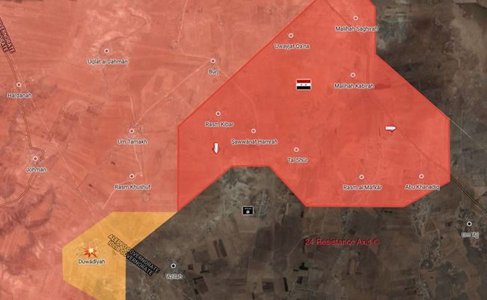 Quân đội Syria nghiền nát IS, chiếm 8 cứ địa ở đông bắc Hama - ảnh 1