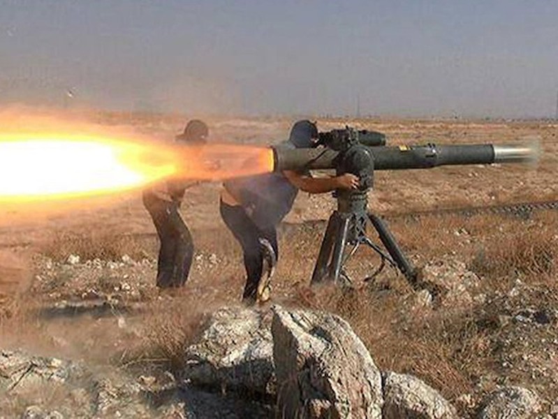 [ẢNH] Xuất hiện sát thủ diệt tăng trong kho vũ khí phiến quân vừa bị Syria thu giữ