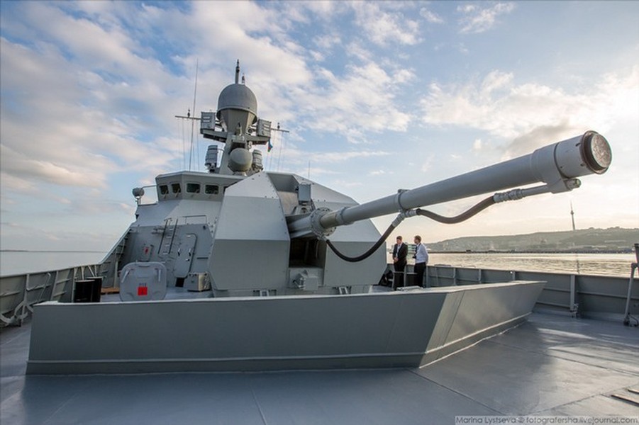[ẢNH] Quá bất ngờ với chiến hạm nhỏ nhưng lại có sức mạnh vũ bão của Nga