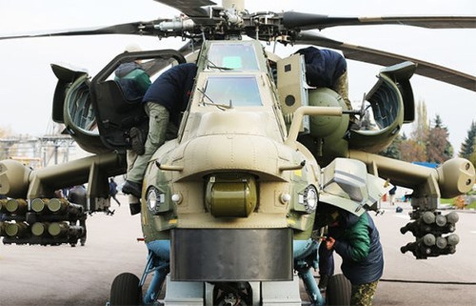 [ẢNH] Nga bất ngờ biên chế trực thăng quái thú Mi-28NM đủ sức lấn át AH-64 Mỹ?
