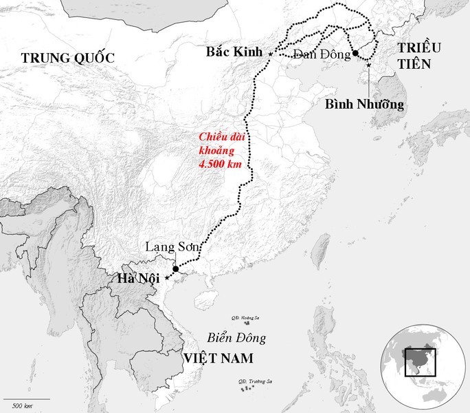 [ẢNH] Đoàn tàu bọc thép độc nhất vô nhị của Chủ tịch Kim Jong Un tới Việt Nam