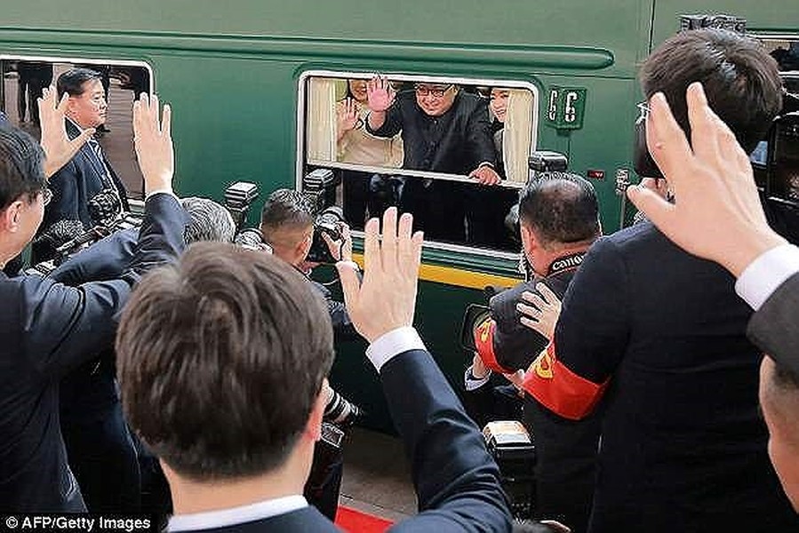 [ẢNH] Vì sao đoàn tàu bọc thép chở ông Kim Jong-un chỉ dừng ở Lạng Sơn mà không tới Hà Nội?