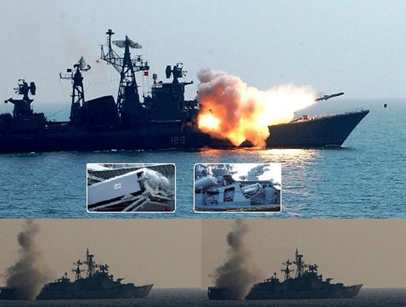 [ẢNH] Sát thủ diệt hạm Brahmos Ấn Độ dễ dàng áp chế tàu chiến Pakistan?