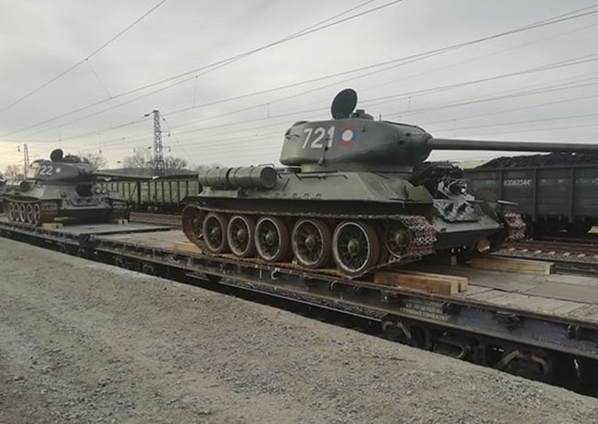 [ẢNH] Nga gấp rút tuyển kíp lái tăng T-34 nhận từ Lào, khẳng định vị thế một huyền thoại