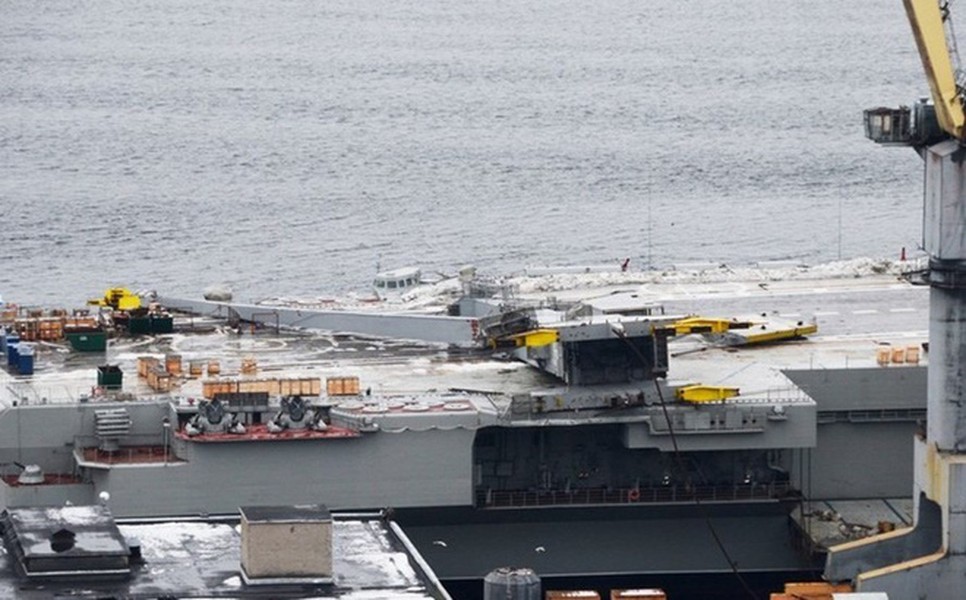 [ẢNH] Rã sắt vụn tàu sân bay Kuznetsov, năng lực không quân hải quân Nga thua cả Trung Quốc?