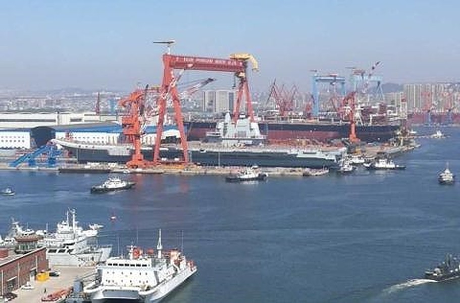 [ẢNH] Trung Quốc tự tin tàu sân bay nội địa vượt Liêu Ninh và sự thực phơi bày