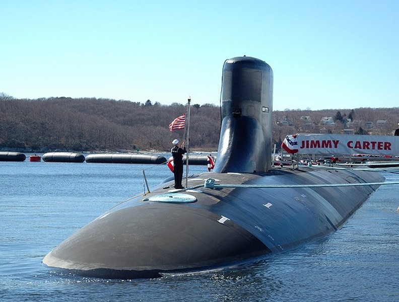 [ẢNH] Mỹ âm thầm triển khai tàu ngầm hạt nhân ‘Sói biển’ nguy hiểm nhất thế giới tại biển Đông?