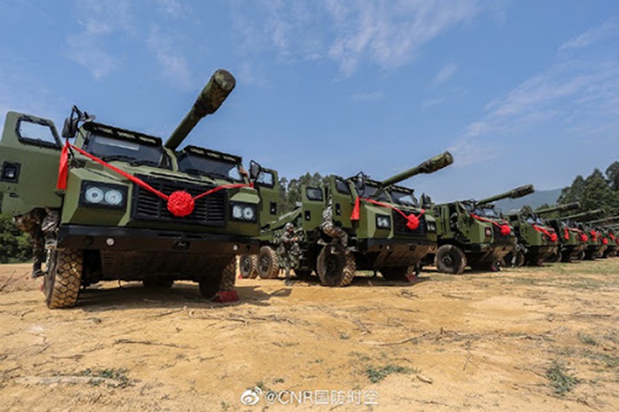 [ẢNH] Pháo tự hành mới của Trung Quốc được điều động áp sát biên giới Ấn Độ