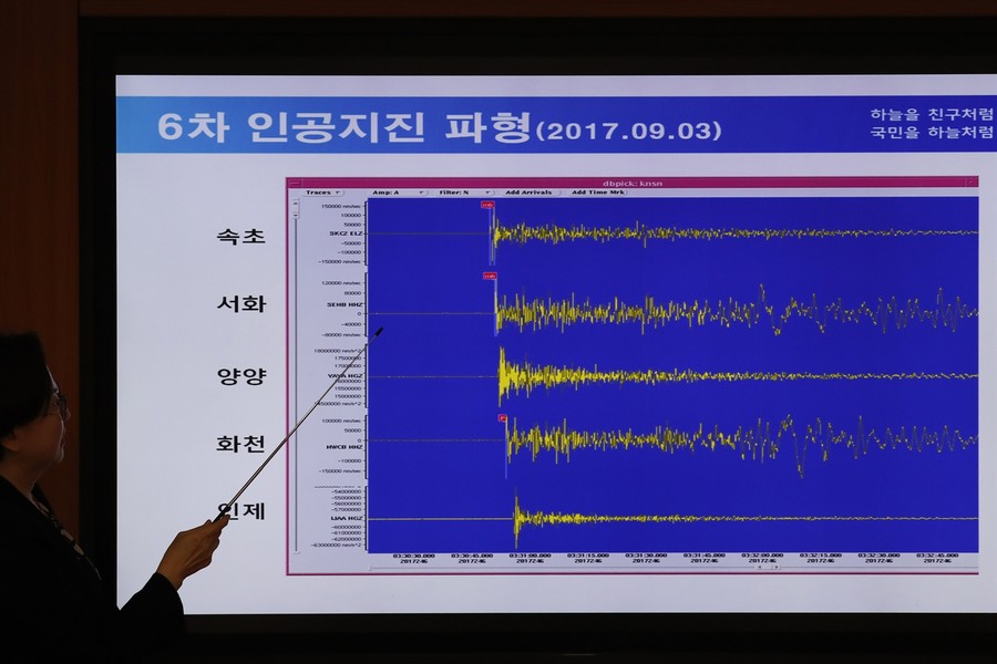 Lại xảy ra động đất ở Triều Tiên, một ngày sau đe dọa thử bom H của giới chức Bình Nhưỡng