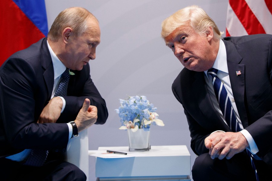 [ẢNH] Thú vị những lần gặp gỡ giữa Tổng thống Nga Vladimir Putin và Tổng thống Mỹ Donald Trump