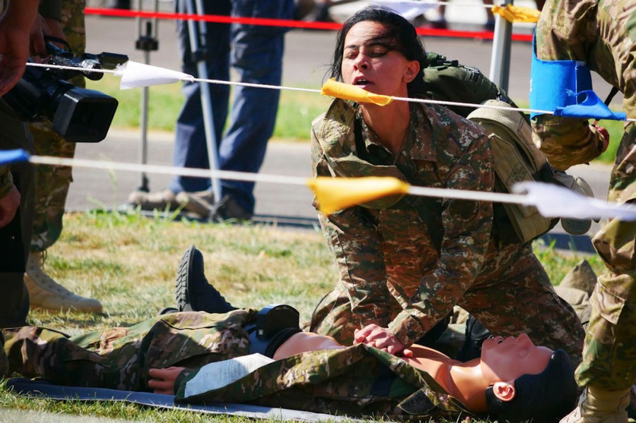 [ẢNH] Ấn tượng hình ảnh nữ quân nhân tại Hội thao quân sự quốc tế 2019