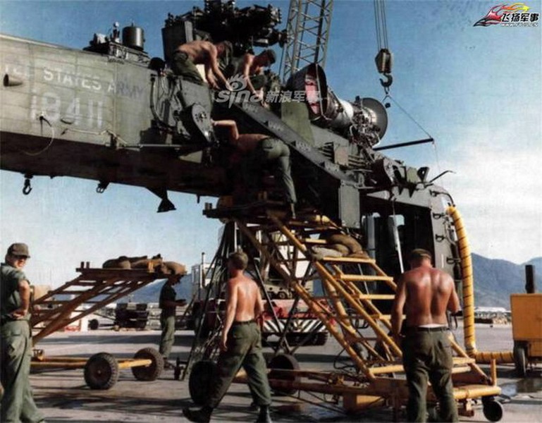 [ẢNH] Bất ngờ khi trực thăng CH-54 được Mỹ lắp ráp ngay tại Việt Nam