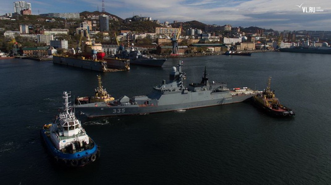 [ẢNH] Hải quân Nga chuẩn bị tiếp nhận tàu hộ vệ tàng hình 2.000 tấn cực mạnh