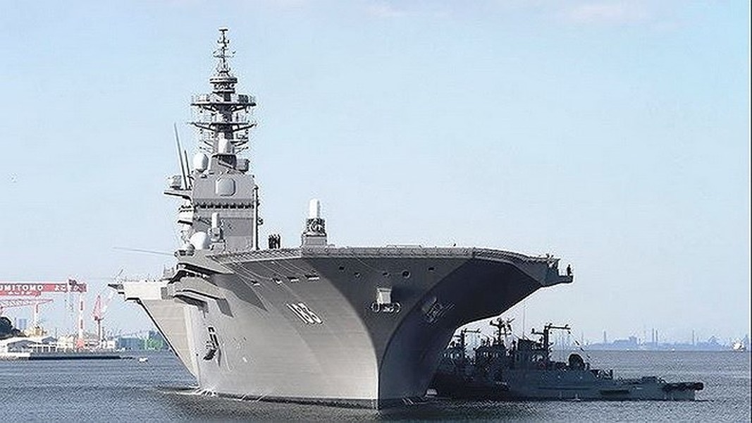 [ẢNH] Trung Quốc lo ngại khi Nhật Bản chính thức có tàu sân bay đầu tiên từ sau thế chiến