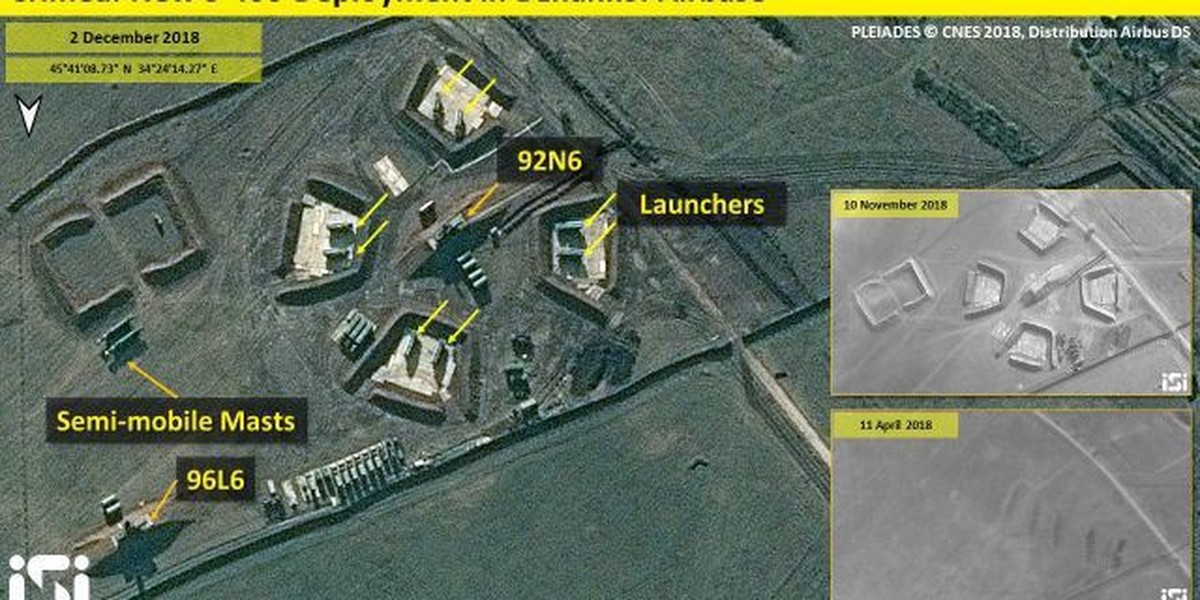 [ẢNH] Nga lộ bí mật trận địa S-400 triển khai tại Crimea vì vệ tinh Israel