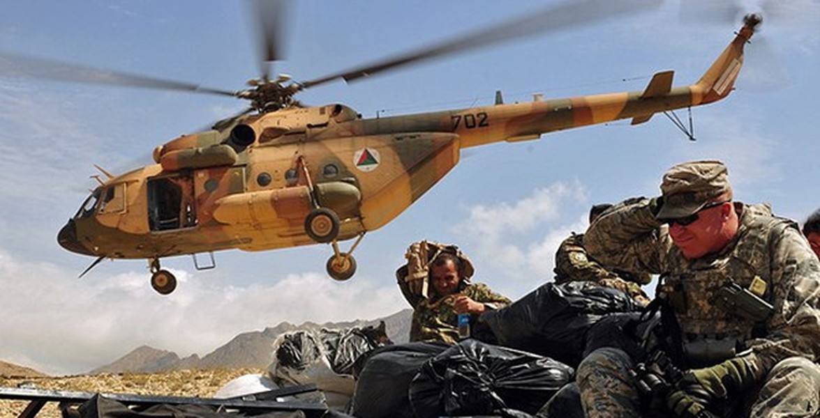 [ẢNH] Trực thăng hiện đại do Nga sản xuất bị bắn rơi tại Afghanistan