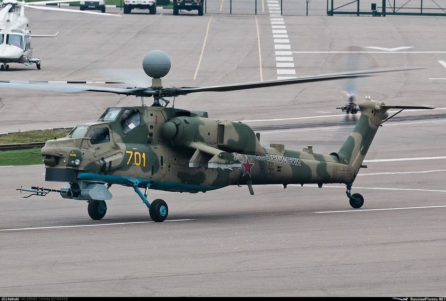 [ẢNH] Lộ diện tên lửa chống tăng tầm bắn xa nhất thế giới của trực thăng Mi-28NM