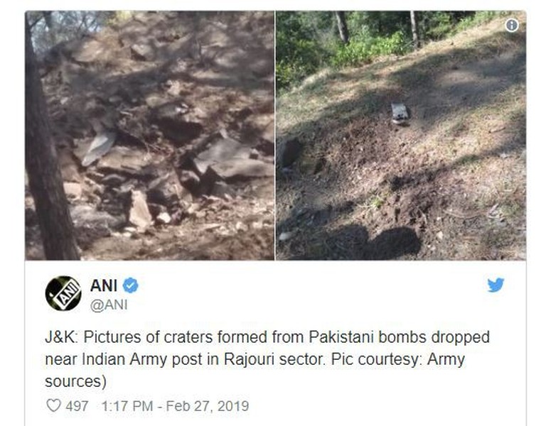 [ẢNH] Ấn Độ - Pakistan giao tranh dữ dội, chiến đấu cơ liên tục bị bắn rơi