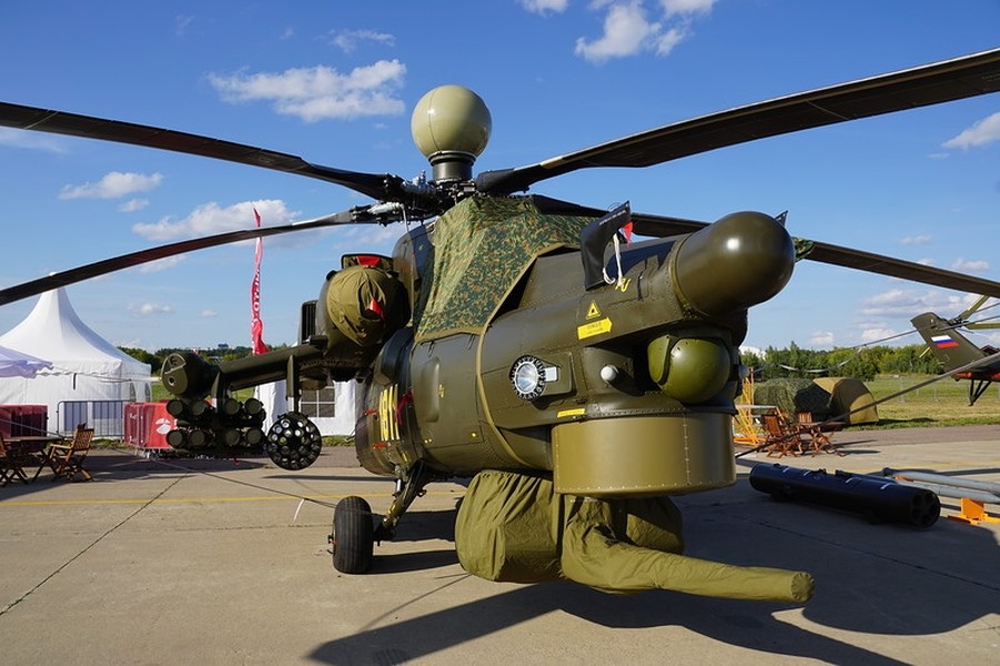 [ẢNH] Thoát hiểm ngoạn mục, trực thăng tấn công Mi-28NM Night Hunter được cứu đúng phút chót