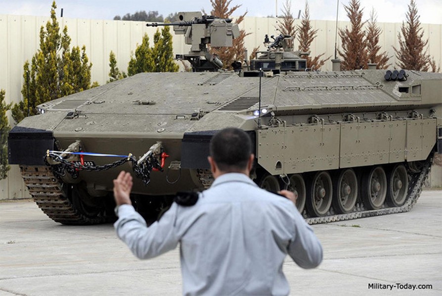 [ẢNH] Sự thực vụ thiết giáp nặng nhất thế giới Namer của Israel bị Hamas bắt sống