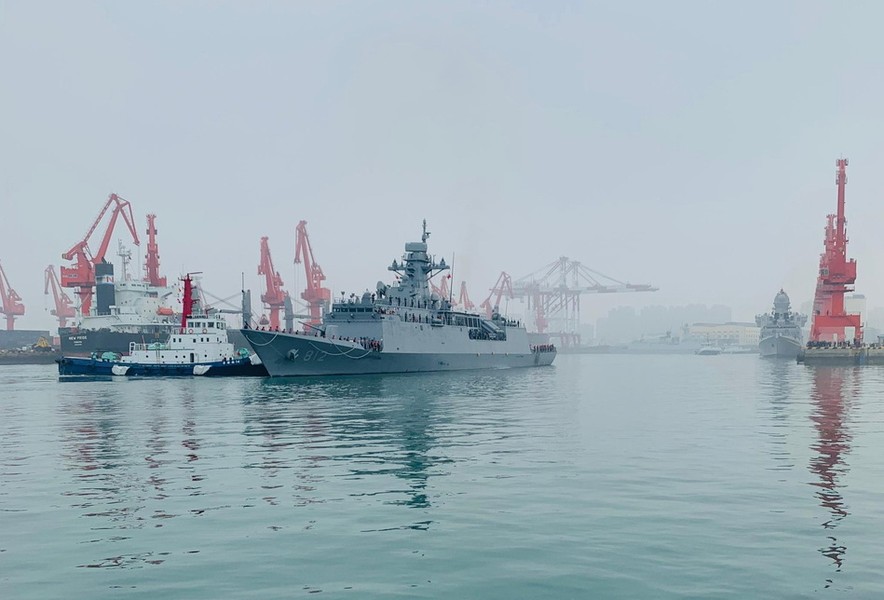 [ẢNH] Gepard 3.9 Việt Nam sánh vai cùng dàn chiến hạm hiện đại tại Trung Quốc