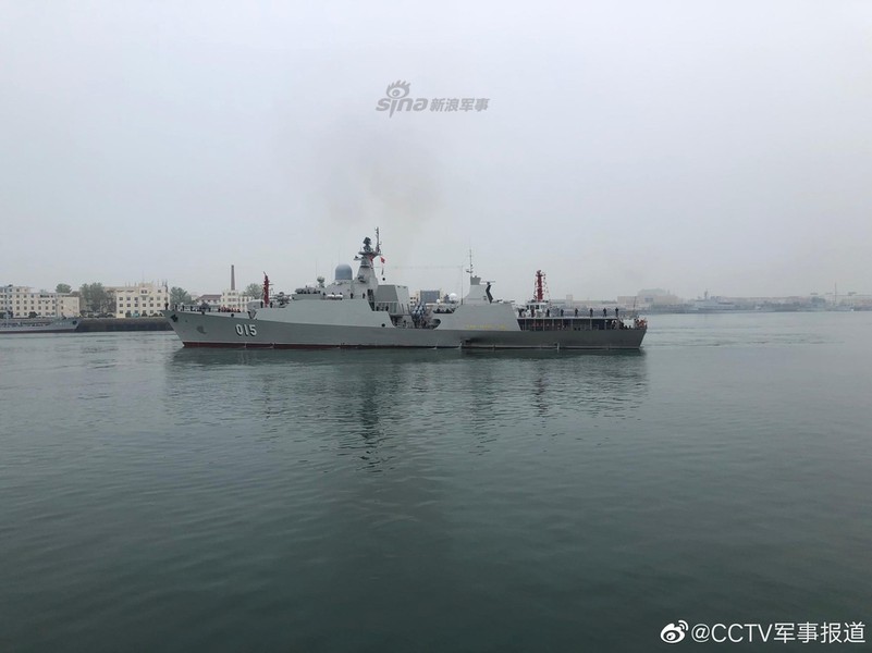 [ẢNH] Gepard 3.9 Việt Nam sánh vai cùng dàn chiến hạm hiện đại tại Trung Quốc