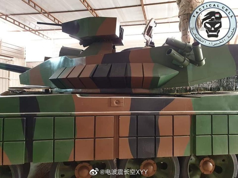 [ẢNH] Kinh ngạc trước phiên bản xe tăng T-54/55 nâng cấp do Iraq thực hiện