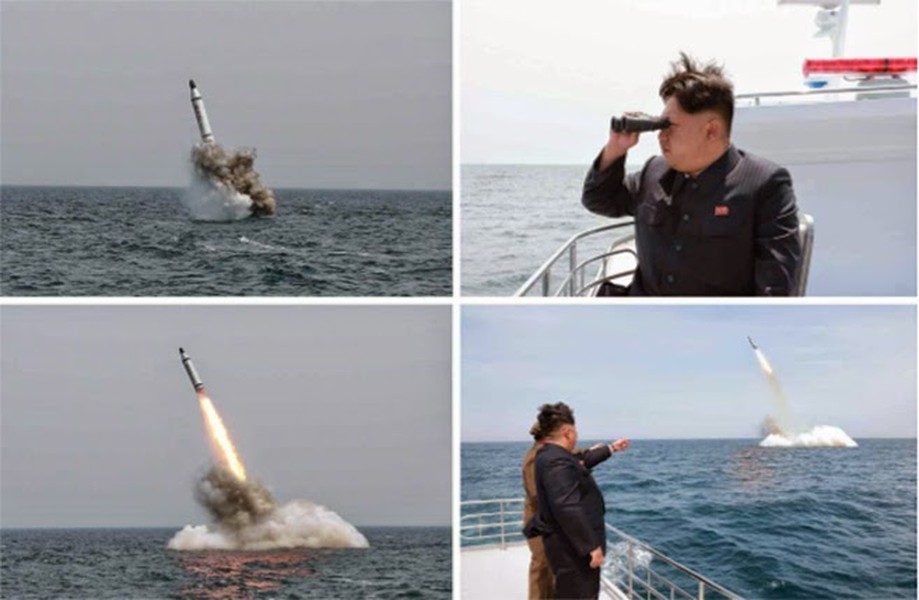[ẢNH] Lộ diện tàu ngầm tên lửa đạn đạo thế hệ mới của Triều Tiên