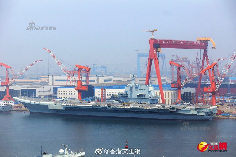 [ẢNH] Tàu sân bay nội địa Trung Quốc mang số tiêm kích hạm... gấp rưỡi Đô đốc Kuznetsov