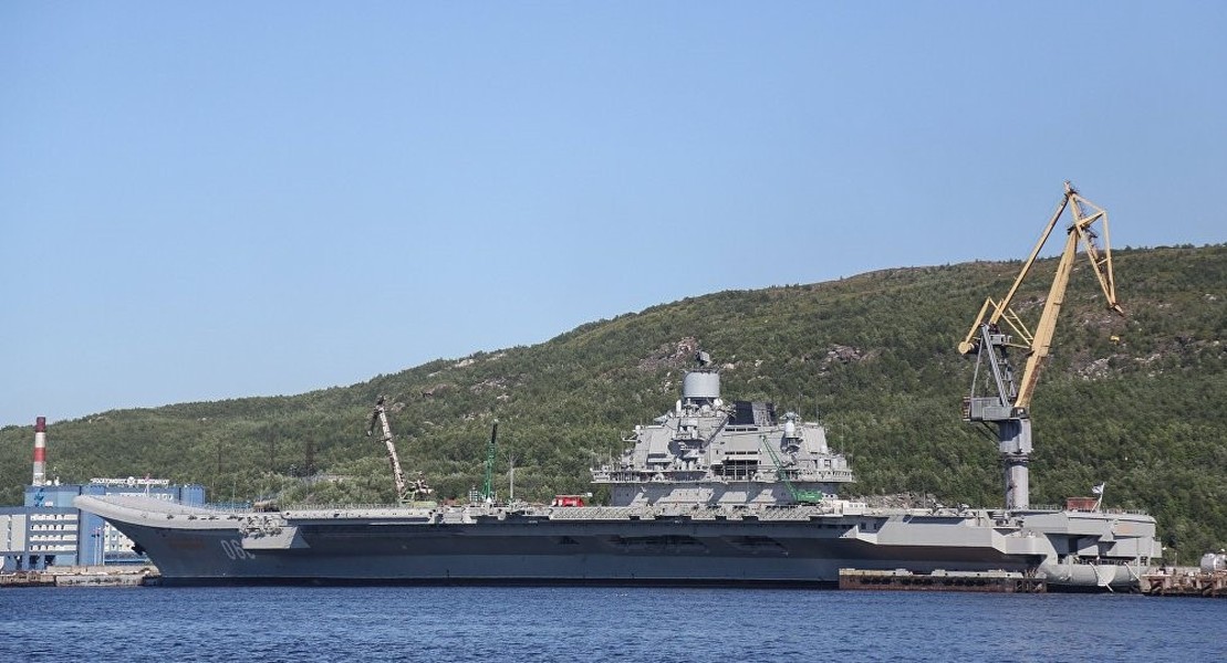 [ẢNH] Dấu hiệu Nga từ bỏ nâng cấp tàu sân bay Đô đốc Kuznetsov