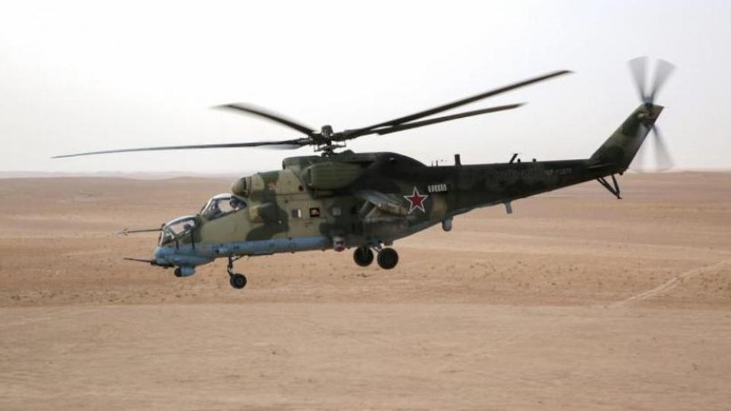 [ẢNH] Trực thăng vũ trang Nga bất ngờ tấn công dữ dội phiến quân tại Latakia