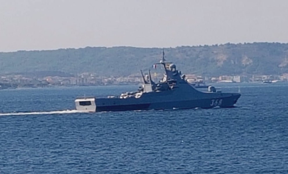 [ẢNH] Nga bất ngờ điều chiến hạm tàng hình 1.000 tấn tối tân nhất tới Syria