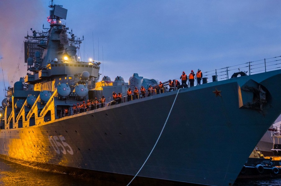 [ẢNH] Tuần dương hạm Nga tiến vào Địa Trung Hải khi quân đội Syria chuẩn bị đánh lớn