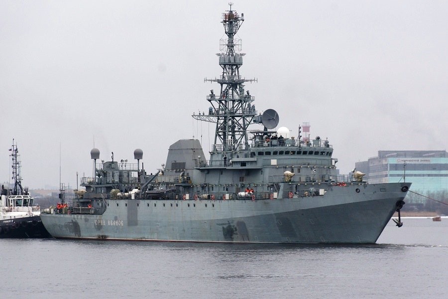 [ẢNH] Tàu trinh sát điện tử Nga giúp Iran chặn đứng cuộc tấn công trả đũa của Mỹ?
