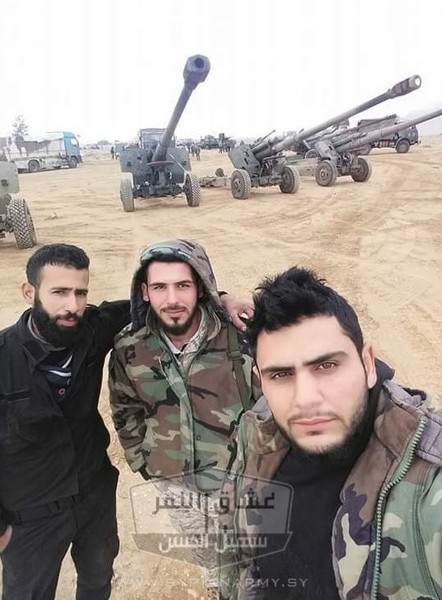 [ẢNH] Quân đội Syria dùng trọng pháo Msta-B đập nát tuyến phòng thủ của phiến quân