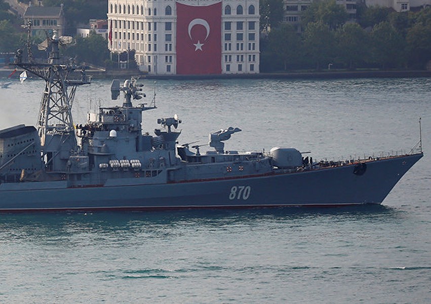 [ẢNH] Thổ Nhĩ Kỳ sẵn sàng đóng eo biển Bosphorus với tàu Nga, bất chấp công ước quốc tế