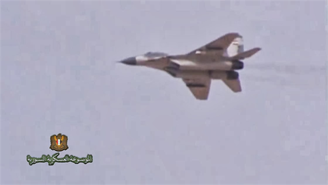 [ẢNH] Chưa kịp đối đầu F-16 Thổ Nhĩ Kỳ, MiG-29SM Syria đã bị 